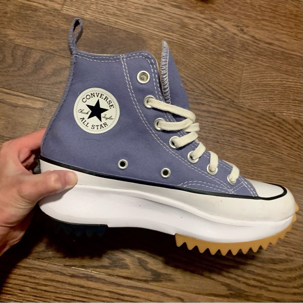 Light Purple Converse Run Star